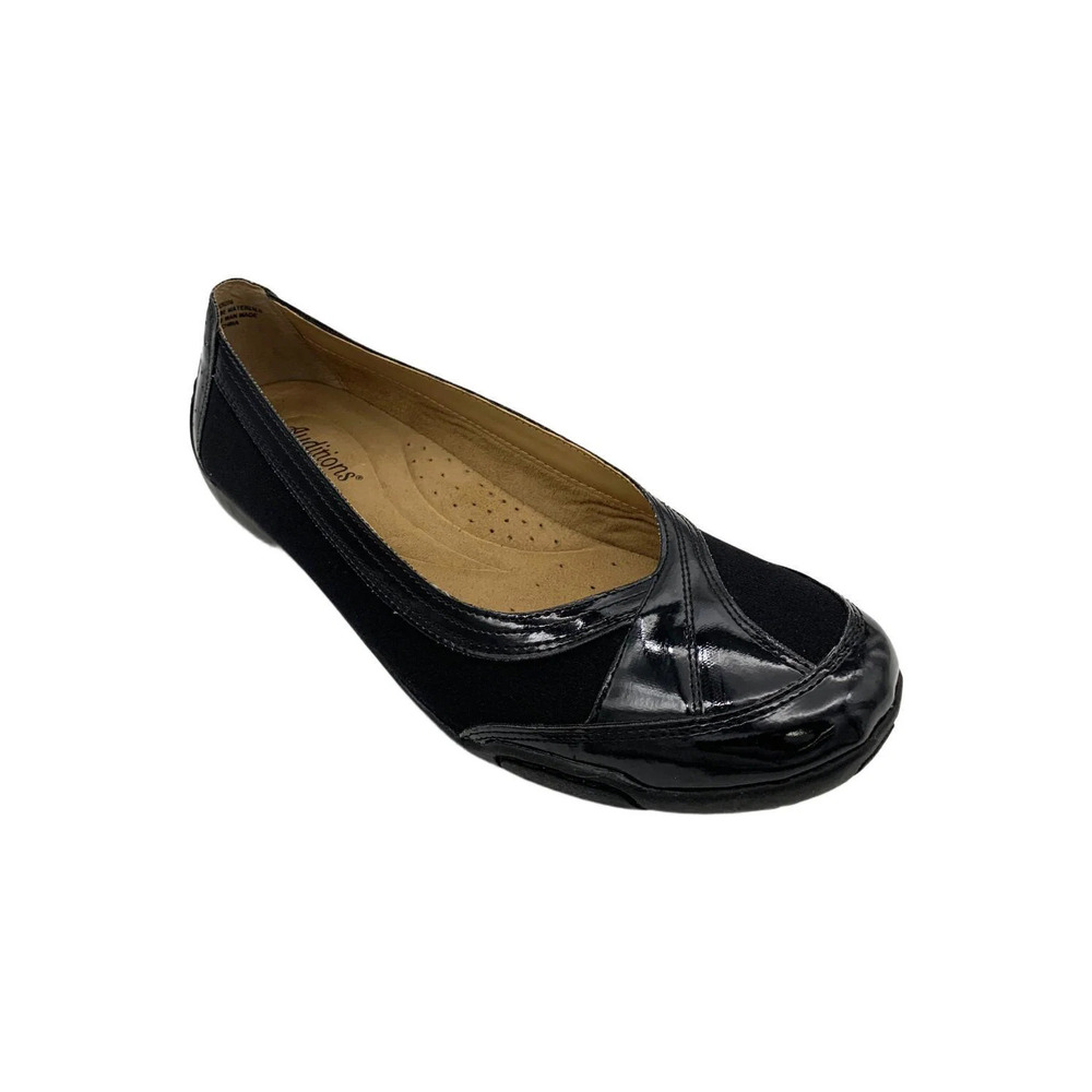 Auditions Women's Verona II Flats Black - Narrow